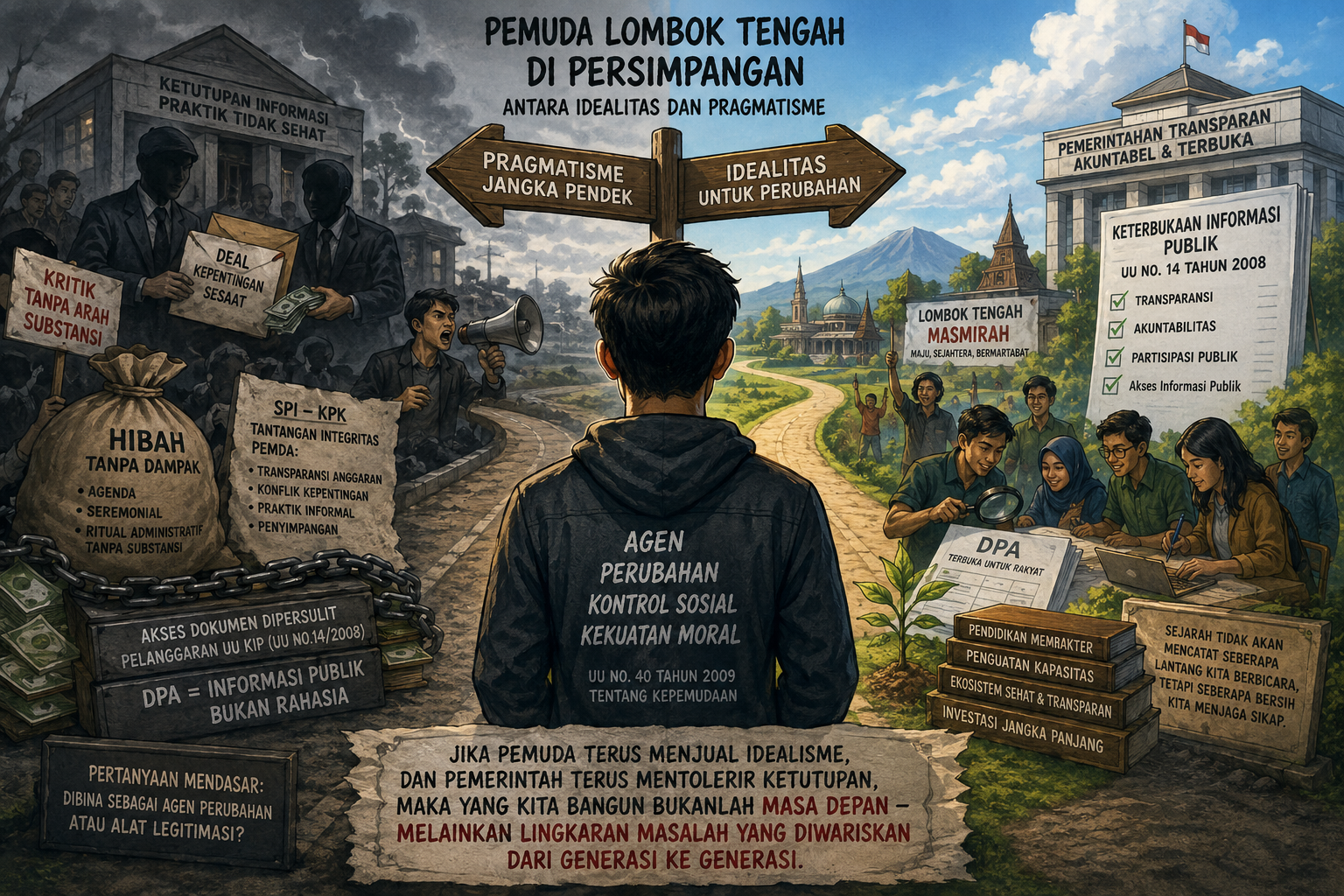 Pemuda Lombok Tengah di Persimpangan—Antara Idealitas dan Pragmatisme