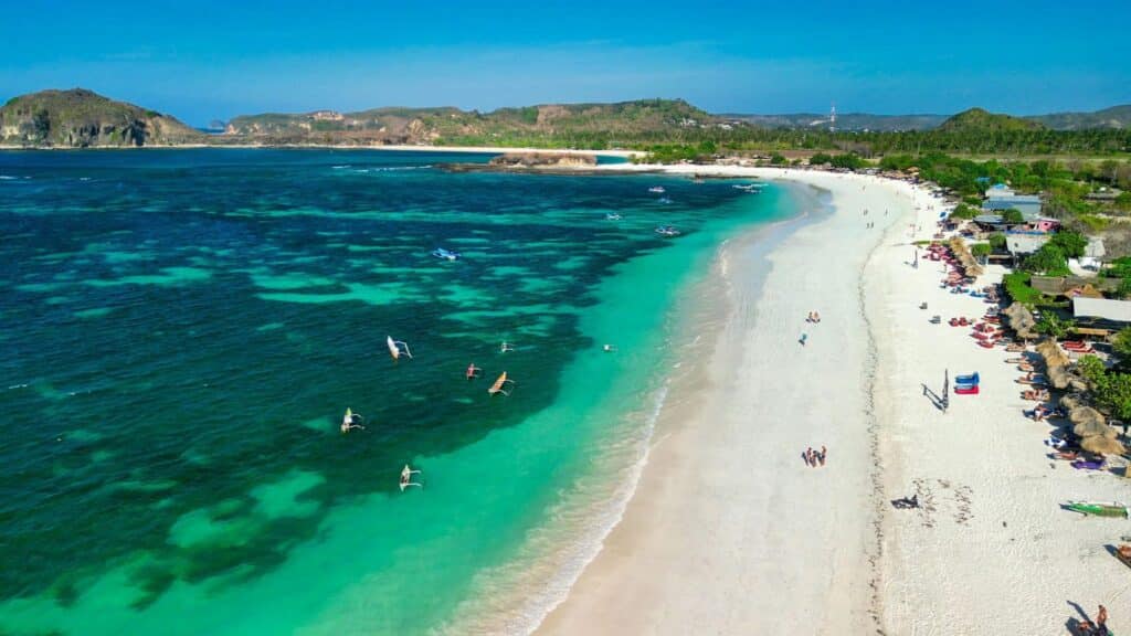 Pantai di Lombok Tengah