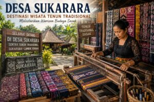 Desa Sukarara di Lombok Tengah merupakan destinasi wisata budaya terkenal yang menawarkan pengalaman menenun secara langsung.
