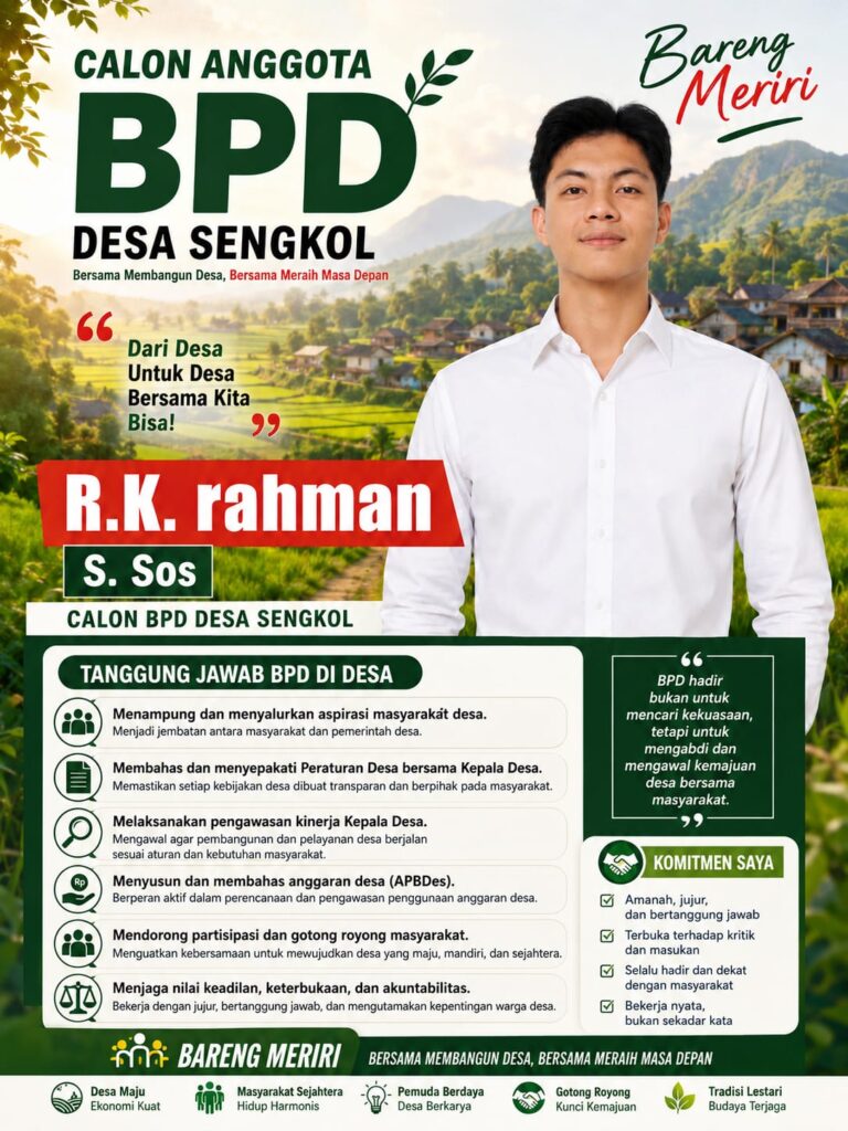 Calon Anggota BPD Desa Beber
