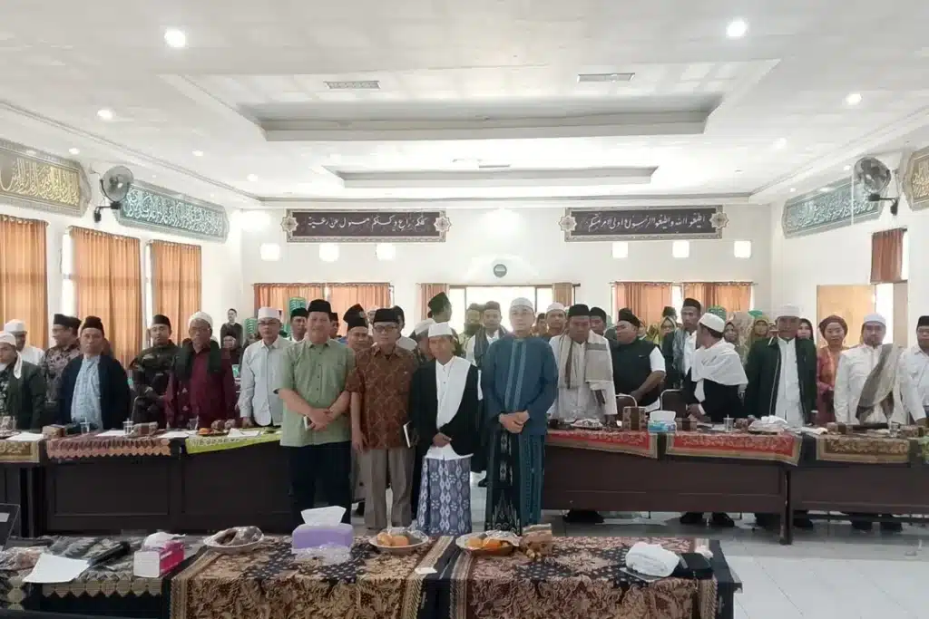Suasana forum Rembuk Pesantren yang diselenggarakan oleh Lakpesdam NU di Aula Kemenag Lombok Tengah untuk membahas pencegahan kekerasan seksual.
