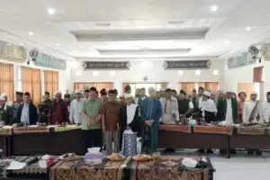 Suasana forum Rembuk Pesantren yang diselenggarakan oleh Lakpesdam NU di Aula Kemenag Lombok Tengah untuk membahas pencegahan kekerasan seksual.