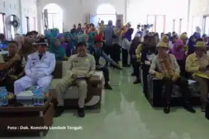 Suasana penilaian dan klarifikasi lapangan oleh Tim Penilai Provinsi NTB di Kantor Desa Bilebante, Lombok Tengah pada ajang Lomba Desa Berprestasi 2026.