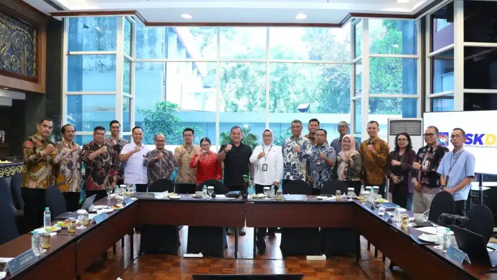 Suasana Rapat Percepatan Pembentukan Rancangan Permendagri tentang ITKPDN yang diselenggarakan oleh BSKDN Kemendagri di Jakarta.